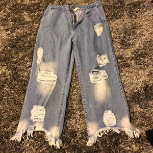 Distressed dolls kill jeans